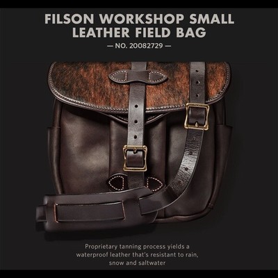 filson leather field satchel